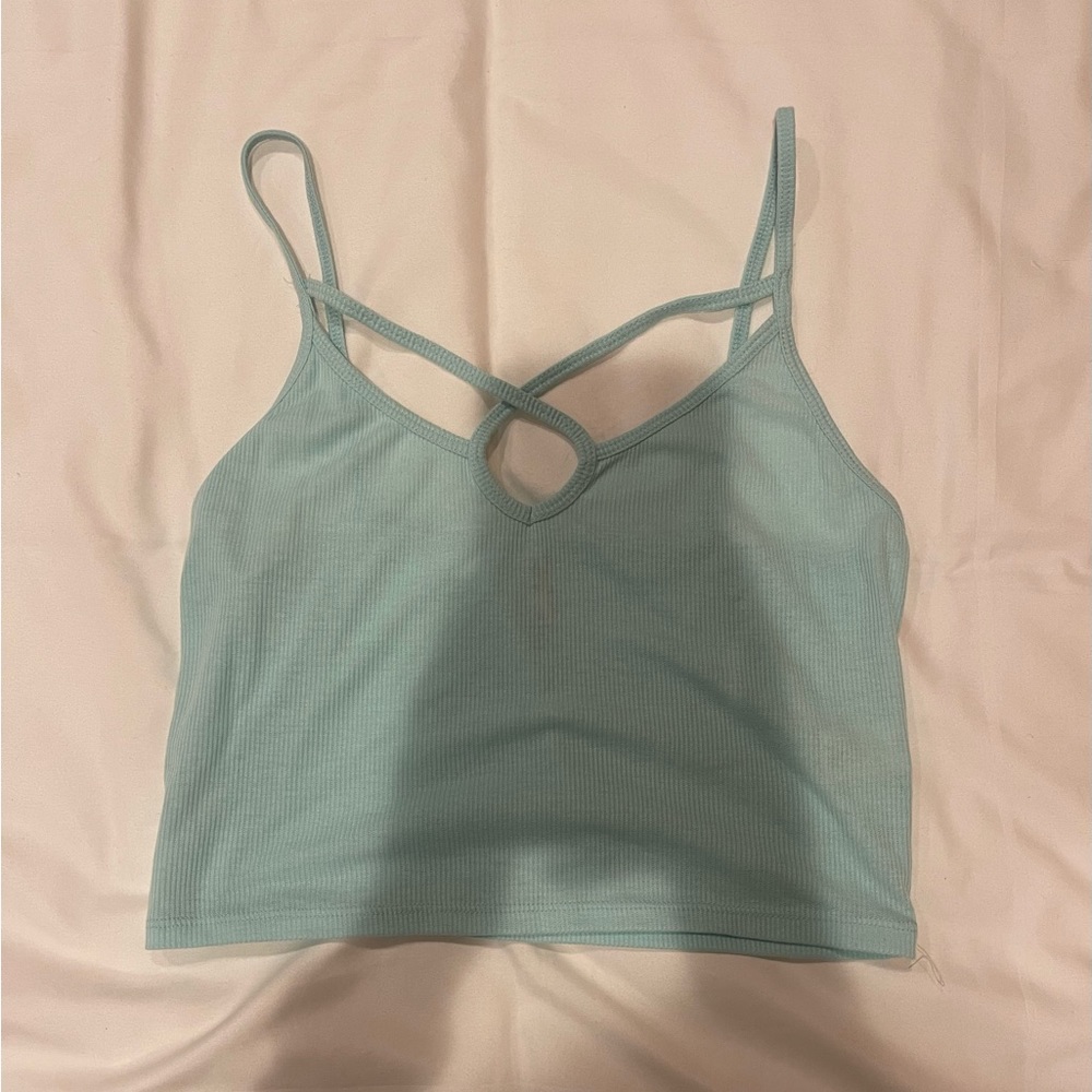 Mudd Criss Cross Tank Top